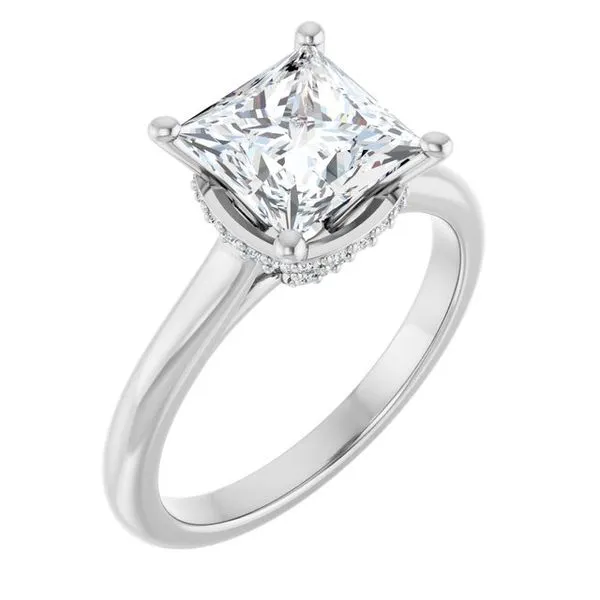 Hidden Halo-Style Engagement Ring Vulcan's Forge LLC KANSAS CITY, MO