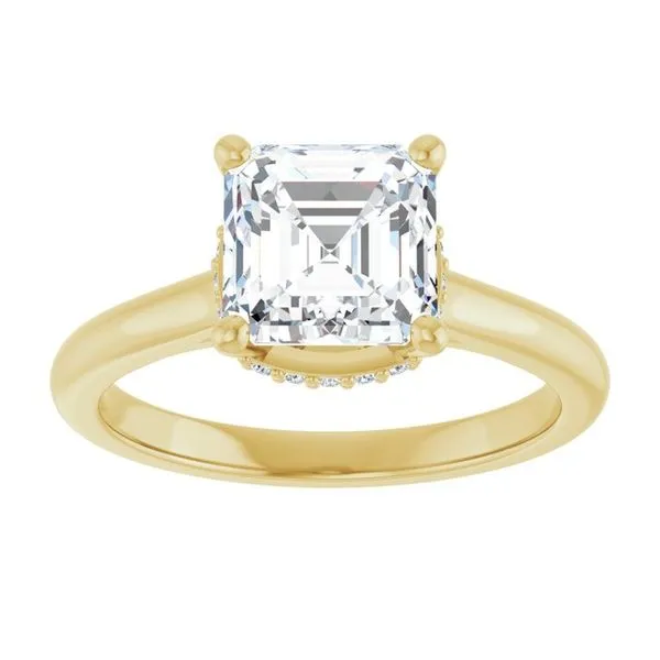 Hidden Halo-Style Engagement Ring Image 3 Natale Jewelers Sewell, NJ