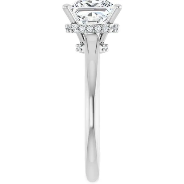 Hidden Halo-Style Engagement Ring Image 4 J. Thomas Jewelers Rochester Hills, MI