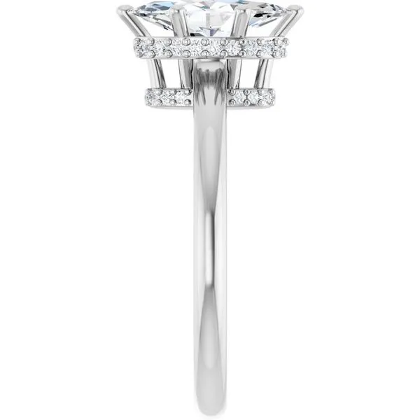 Hidden Halo-Style Engagement Ring Image 4 Shipley's Fine Jewelry Hampstead, MD