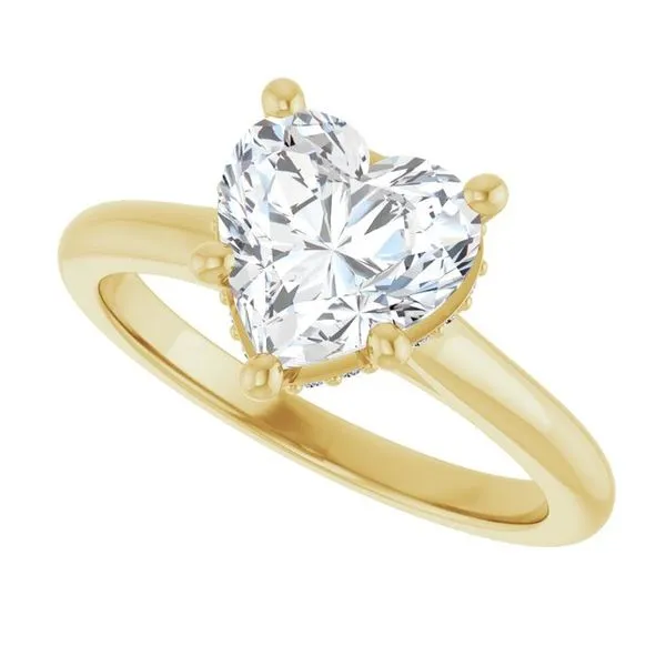 Hidden Halo-Style Engagement Ring Image 5 Mark Jewellers La Crosse, WI