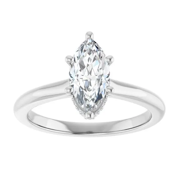 Hidden Halo-Style Engagement Ring Image 3 Shipley's Fine Jewelry Hampstead, MD