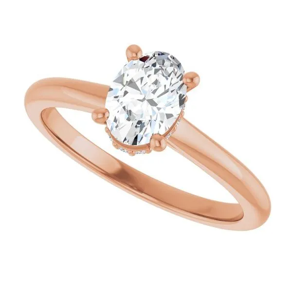 Hidden Halo-Style Engagement Ring Image 5 Jimmy Smith Jewelers Decatur, AL