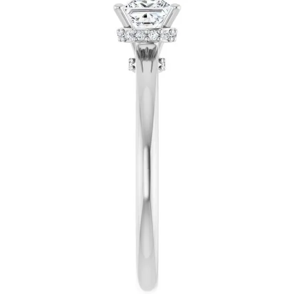 Hidden Halo-Style Engagement Ring Image 4 Michael Szwed Jewelers Longmeadow, MA