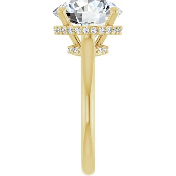 Hidden Halo-Style Engagement Ring Image 4 Jimmy Smith Jewelers Decatur, AL