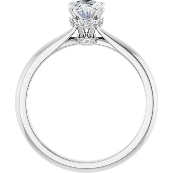 Hidden Halo-Style Engagement Ring Image 2 Clater Jewelers Louisville, KY