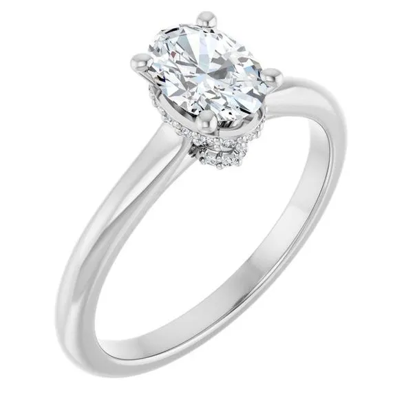 Hidden Halo-Style Engagement Ring Mark Jewellers La Crosse, WI