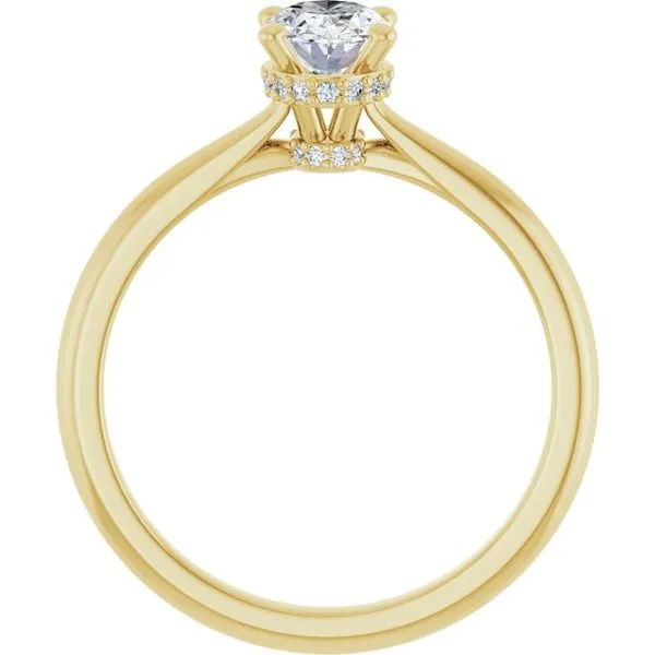 Hidden Halo-Style Engagement Ring Image 2 Arezzo Jewelers Elmwood Park, IL