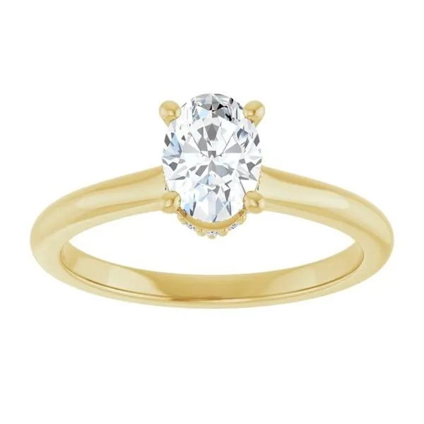 Hidden Halo-Style Engagement Ring Image 3 Mark Jewellers La Crosse, WI