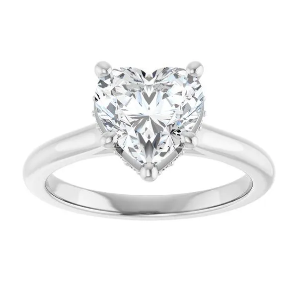 Hidden Halo-Style Engagement Ring Image 3 Austin's Fine Diamonds & Jewelry Lyndhurst, NJ