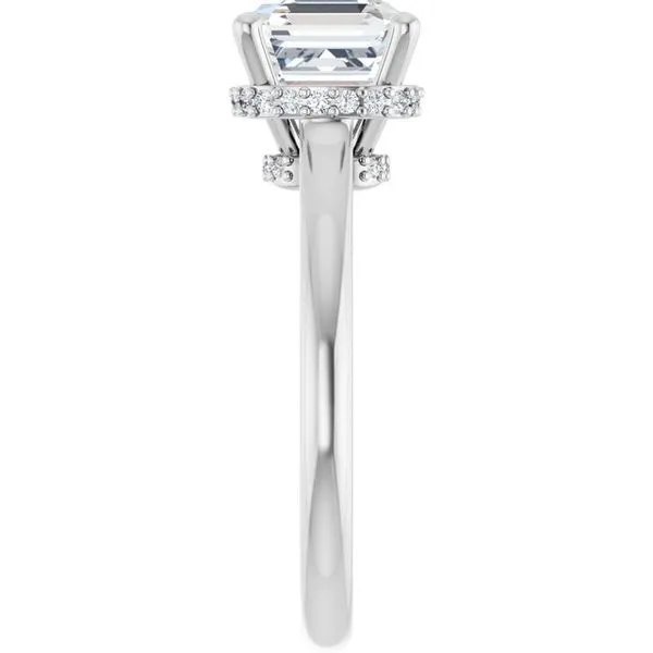 Hidden Halo-Style Engagement Ring Image 4 J. Thomas Jewelers Rochester Hills, MI