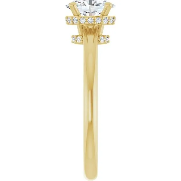Hidden Halo-Style Engagement Ring Image 4 Mark Jewellers La Crosse, WI