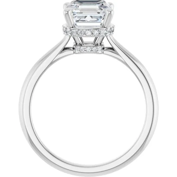 Hidden Halo-Style Engagement Ring Image 2 The Ring Austin Round Rock, TX