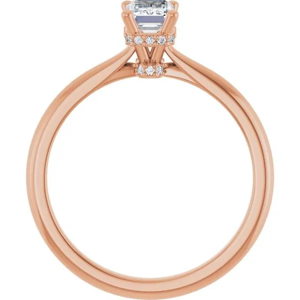 Hidden Halo-Style Engagement Ring Image 2 JF Jones Jewelers Rochester, NY