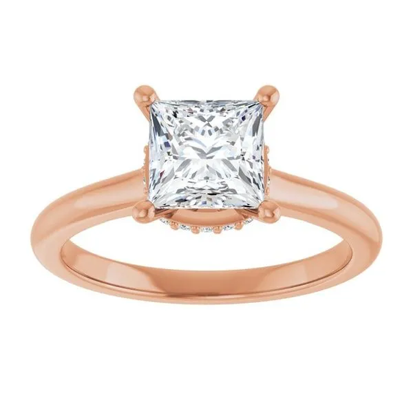 Hidden Halo-Style Engagement Ring Image 3 Mark Jewellers La Crosse, WI