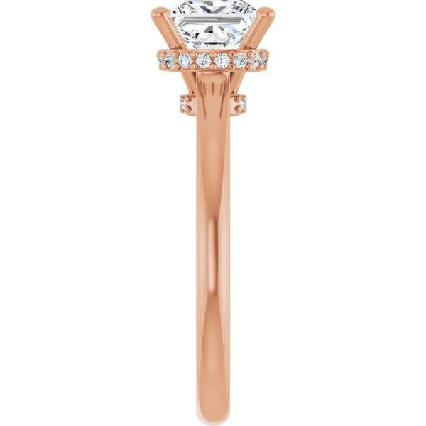 Hidden Halo-Style Engagement Ring Image 4 JF Jones Jewelers Rochester, NY