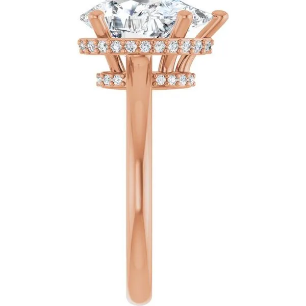 Hidden Halo-Style Engagement Ring Image 4 Paul James Jewelers Angels Camp, CA