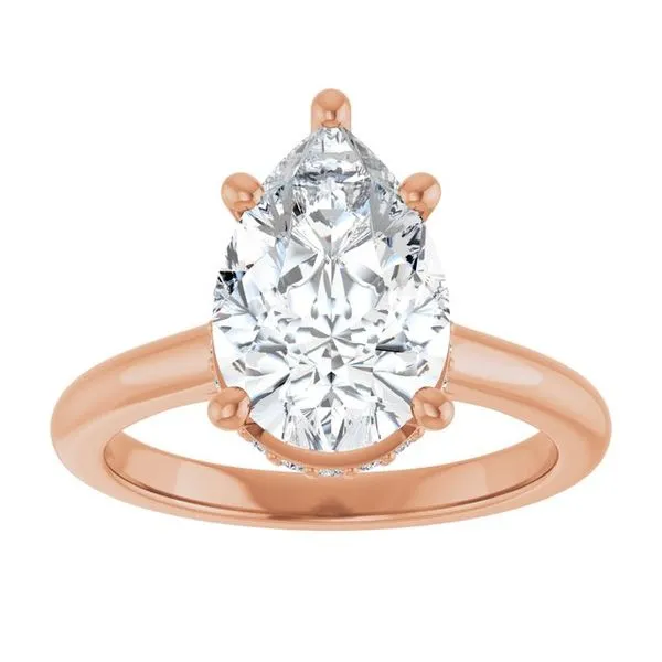 Hidden Halo-Style Engagement Ring Image 3 Paul James Jewelers Angels Camp, CA