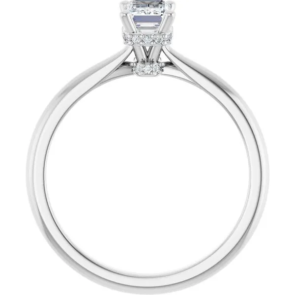 Hidden Halo-Style Engagement Ring Image 2 The Ring Austin Round Rock, TX