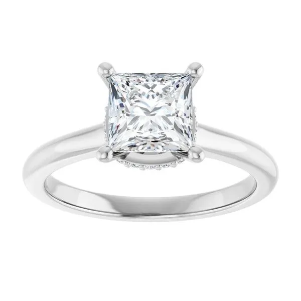 Hidden Halo-Style Engagement Ring Image 3 Mark Jewellers La Crosse, WI