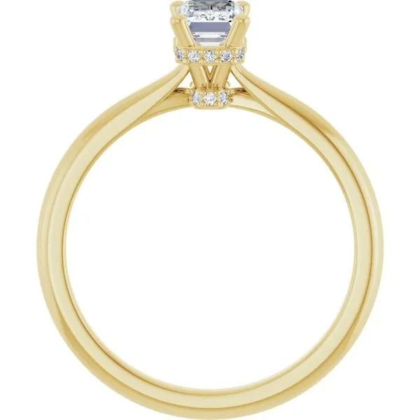 Hidden Halo-Style Engagement Ring Image 2 Austin's Fine Diamonds & Jewelry Lyndhurst, NJ