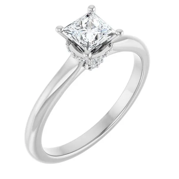 Hidden Halo-Style Engagement Ring Clater Jewelers Louisville, KY
