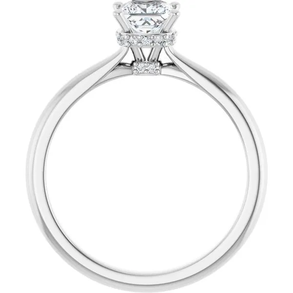 Hidden Halo-Style Engagement Ring Image 2 Raleigh Diamond Fine Jewelry Raleigh, NC