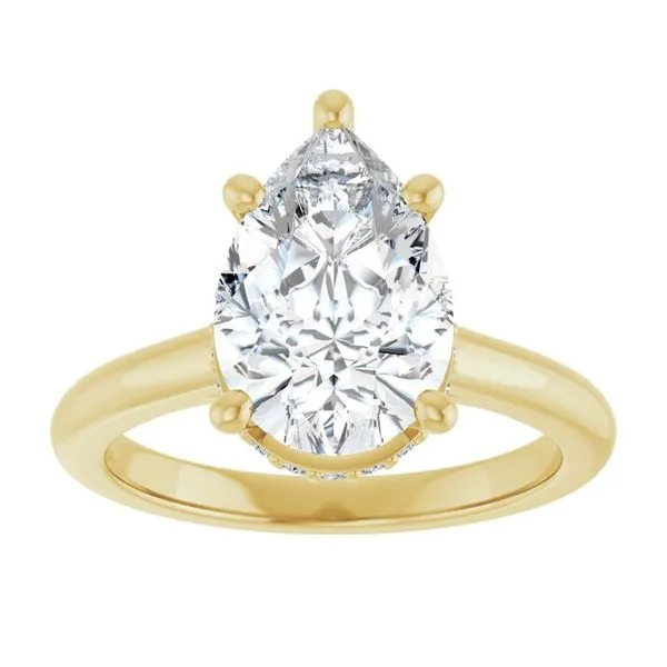 Hidden Halo-Style Engagement Ring Image 3 Arezzo Jewelers Elmwood Park, IL