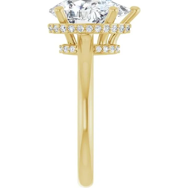 Hidden Halo-Style Engagement Ring Image 4 Austin's Fine Diamonds & Jewelry Lyndhurst, NJ