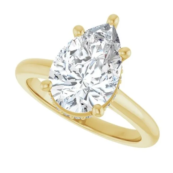 Hidden Halo-Style Engagement Ring Image 5 Austin's Fine Diamonds & Jewelry Lyndhurst, NJ