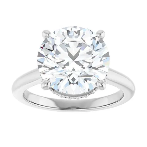 Hidden Halo-Style Engagement Ring Image 3 Mark Jewellers La Crosse, WI