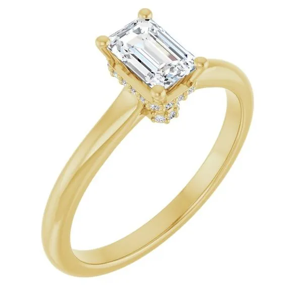 Hidden Halo-Style Engagement Ring Austin's Fine Diamonds & Jewelry Lyndhurst, NJ