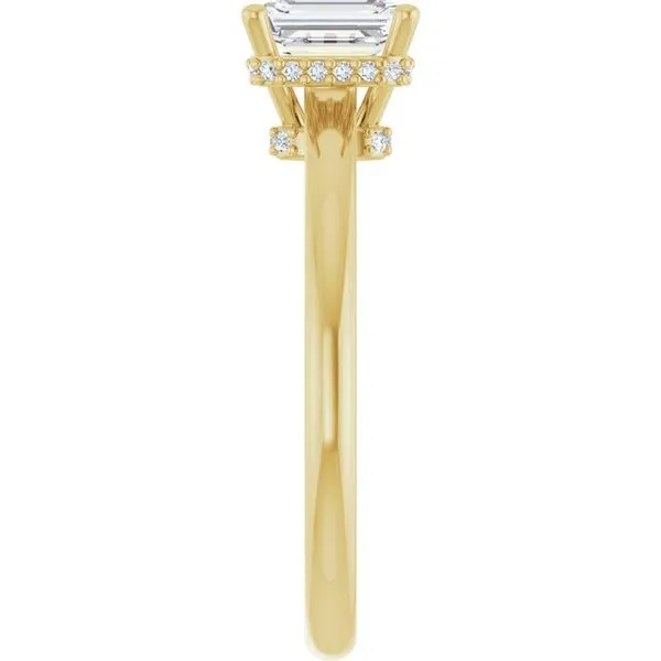 Hidden Halo-Style Engagement Ring Image 4 Michael Szwed Jewelers Longmeadow, MA