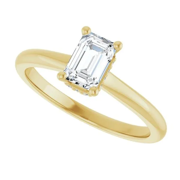 Hidden Halo-Style Engagement Ring Image 5 Shipley's Fine Jewelry Hampstead, MD