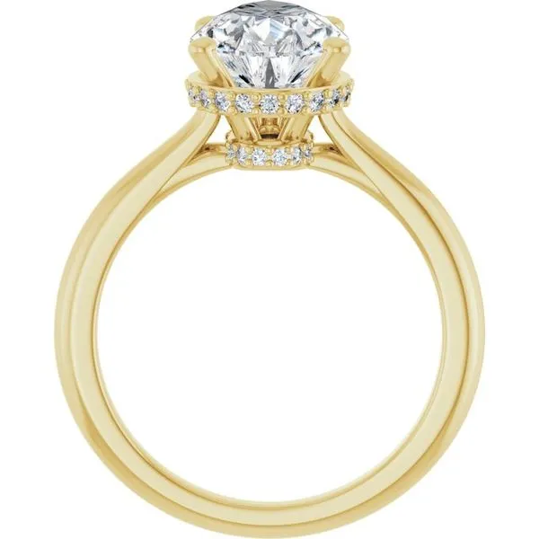 Hidden Halo-Style Engagement Ring Image 2 Arezzo Jewelers Elmwood Park, IL