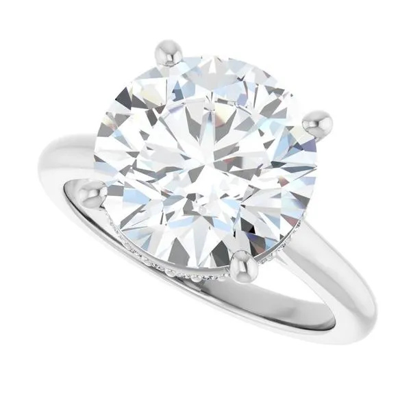 Hidden Halo-Style Engagement Ring Image 5 Natale Jewelers Sewell, NJ