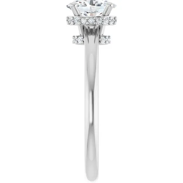 Hidden Halo-Style Engagement Ring Image 4 Michael Szwed Jewelers Longmeadow, MA