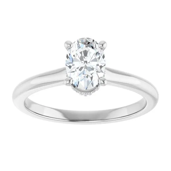 Hidden Halo-Style Engagement Ring Image 3 The Ring Austin Round Rock, TX