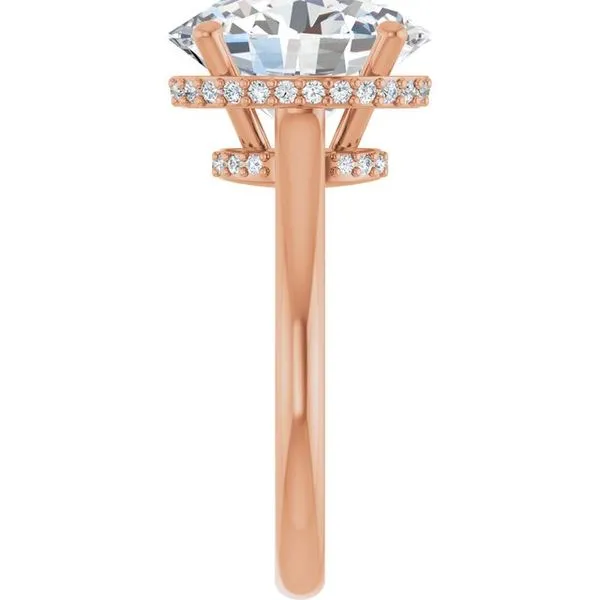 Hidden Halo-Style Engagement Ring Image 4 Shipley's Fine Jewelry Hampstead, MD