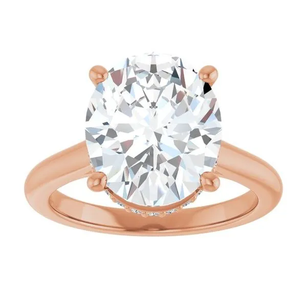 Hidden Halo-Style Engagement Ring Image 3 Natale Jewelers Sewell, NJ