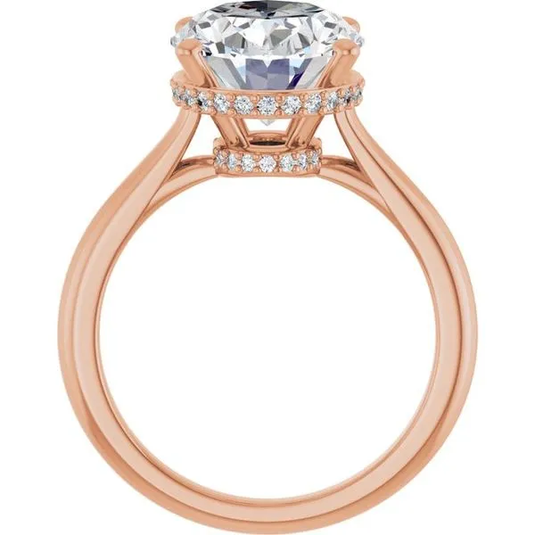 Hidden Halo-Style Engagement Ring Image 2 Paul James Jewelers Angels Camp, CA