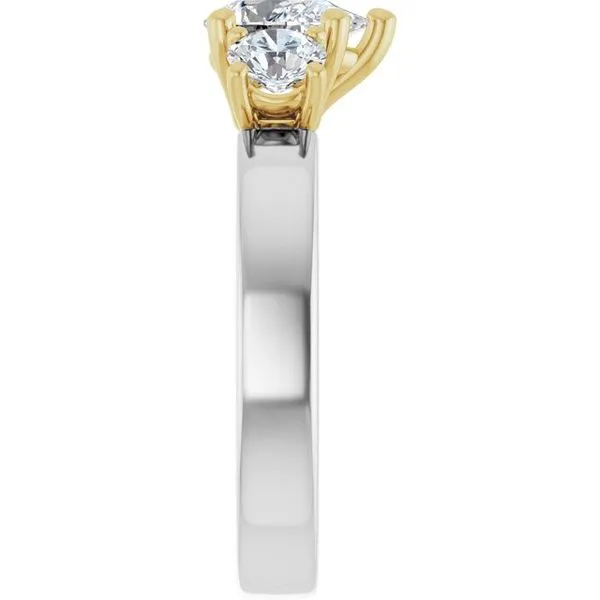 Three-Stone Engagement Ring Image 4 Raleigh Diamond Fine Jewelry Raleigh, NC