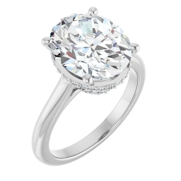 Hidden Halo-Style Engagement Ring J. Thomas Jewelers Rochester Hills, MI