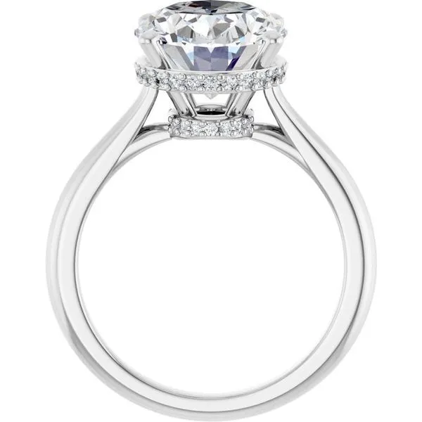 Hidden Halo-Style Engagement Ring Image 2 J. Thomas Jewelers Rochester Hills, MI