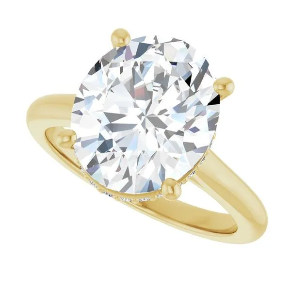 Hidden Halo-Style Engagement Ring Image 5 Arezzo Jewelers Elmwood Park, IL