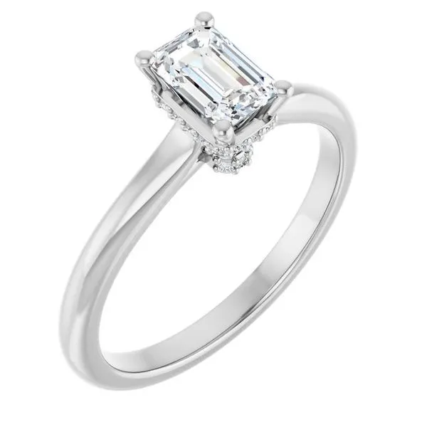 Hidden Halo-Style Engagement Ring Mark Jewellers La Crosse, WI