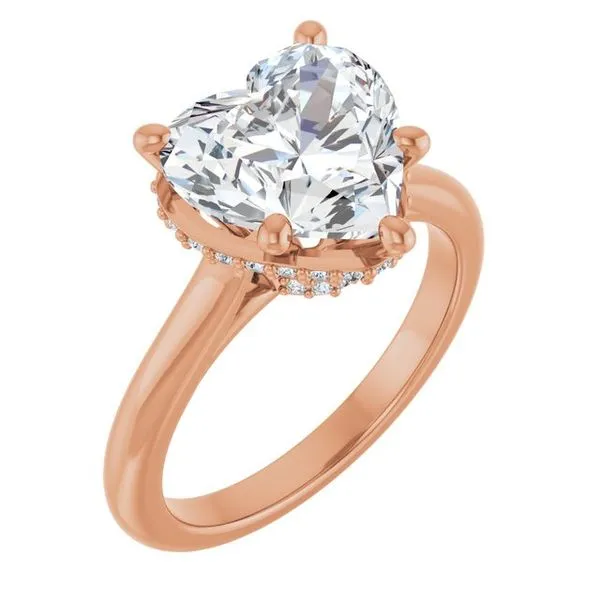 Hidden Halo-Style Engagement Ring Vulcan's Forge LLC KANSAS CITY, MO