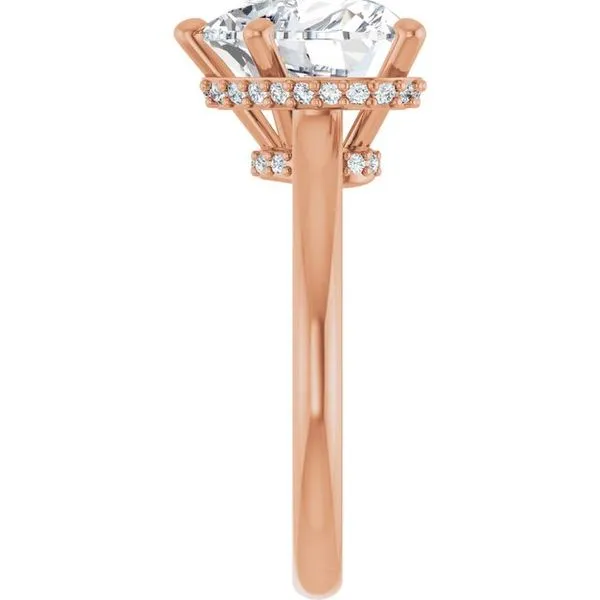 Hidden Halo-Style Engagement Ring Image 4 Arezzo Jewelers Elmwood Park, IL