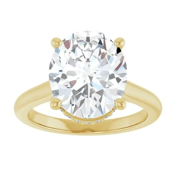 Hidden Halo-Style Engagement Ring Image 3 Shipley's Fine Jewelry Hampstead, MD