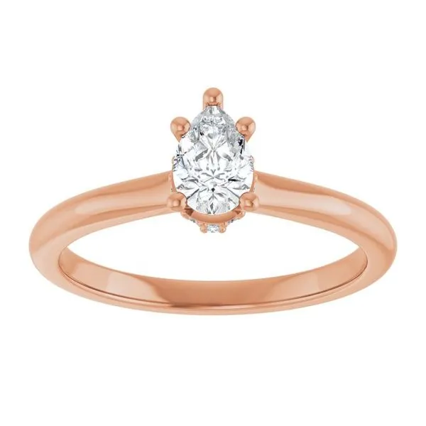 Hidden Halo-Style Engagement Ring Image 3 JF Jones Jewelers Rochester, NY